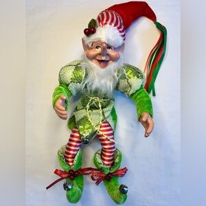 Mark Roberts Collectible Elf/Jester/Pixie Figurine. Christmas Large